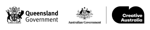 Australian Gov And Creative Australia Logo Block