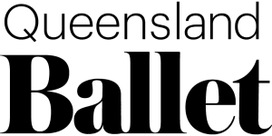 Queensland Ballet Logo Stacked Black